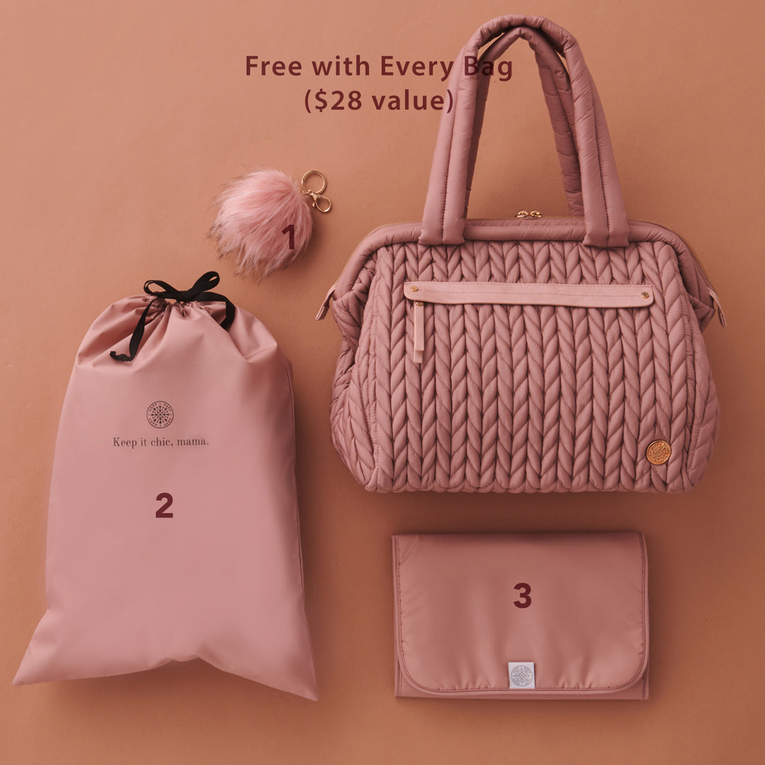 Paige Carryall Dusty Rose Bundle