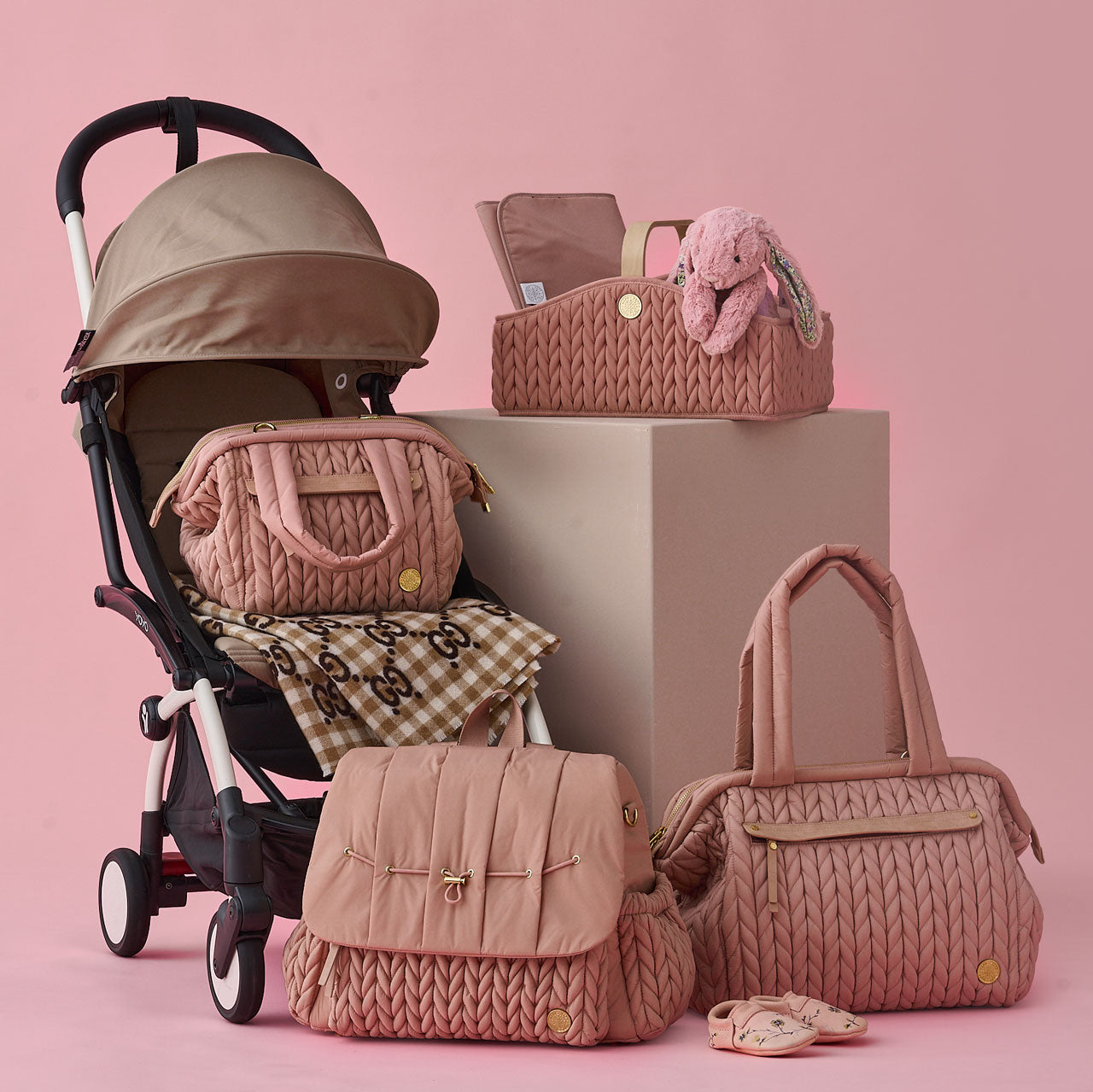 Shops blush diaper bag