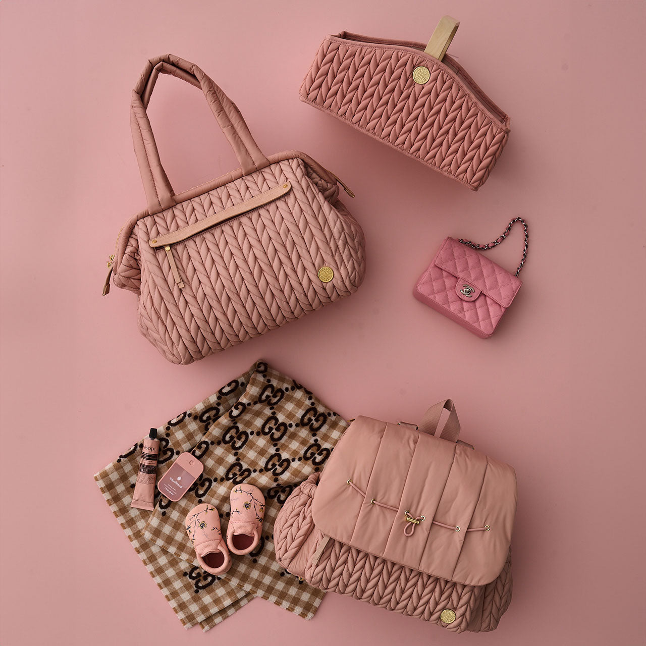 Rose pink bag sale