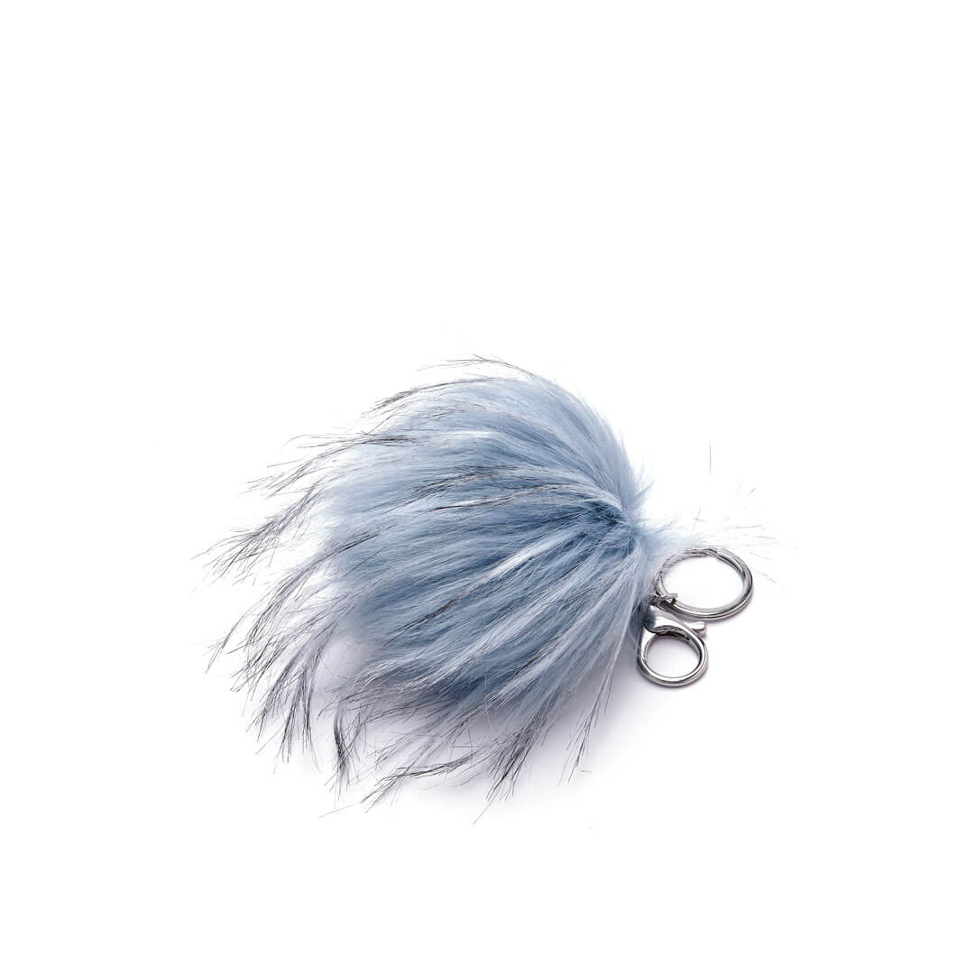 KL Faux Fur sold Key Chain Bag Charm