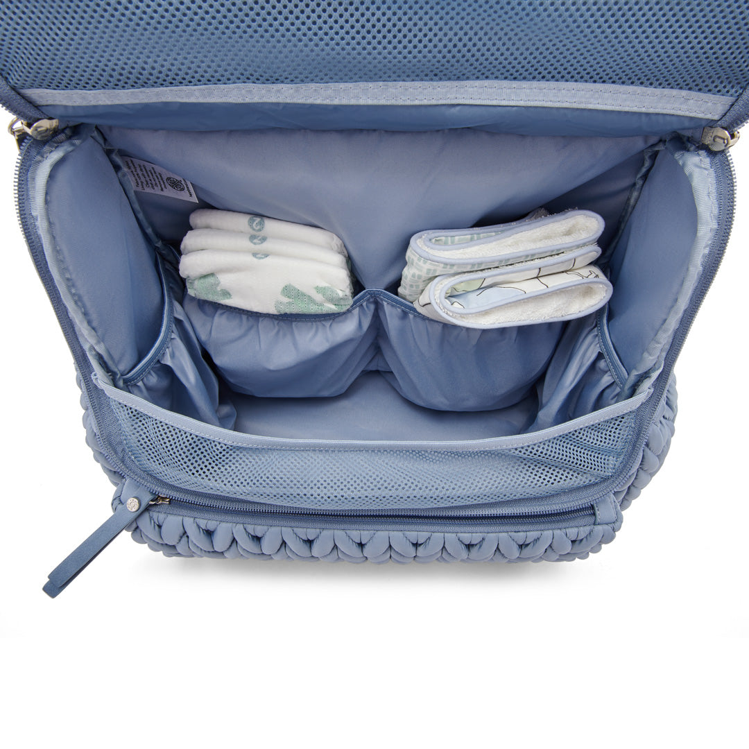 HAPP Brand Levy Backpack Diaper Bag Ash Blue